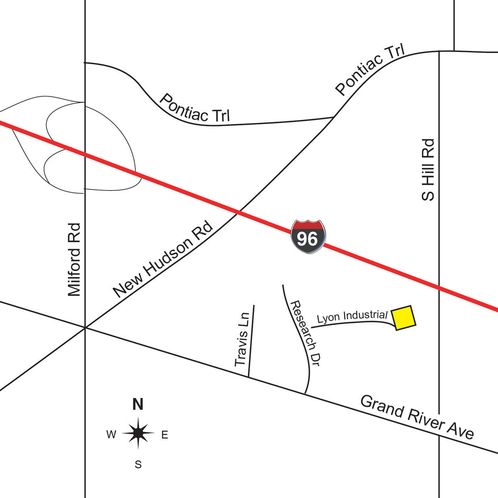 Lyon Industrial Research Center: 55290 Lyon Industrial Dr, New Hudson, MI 48165